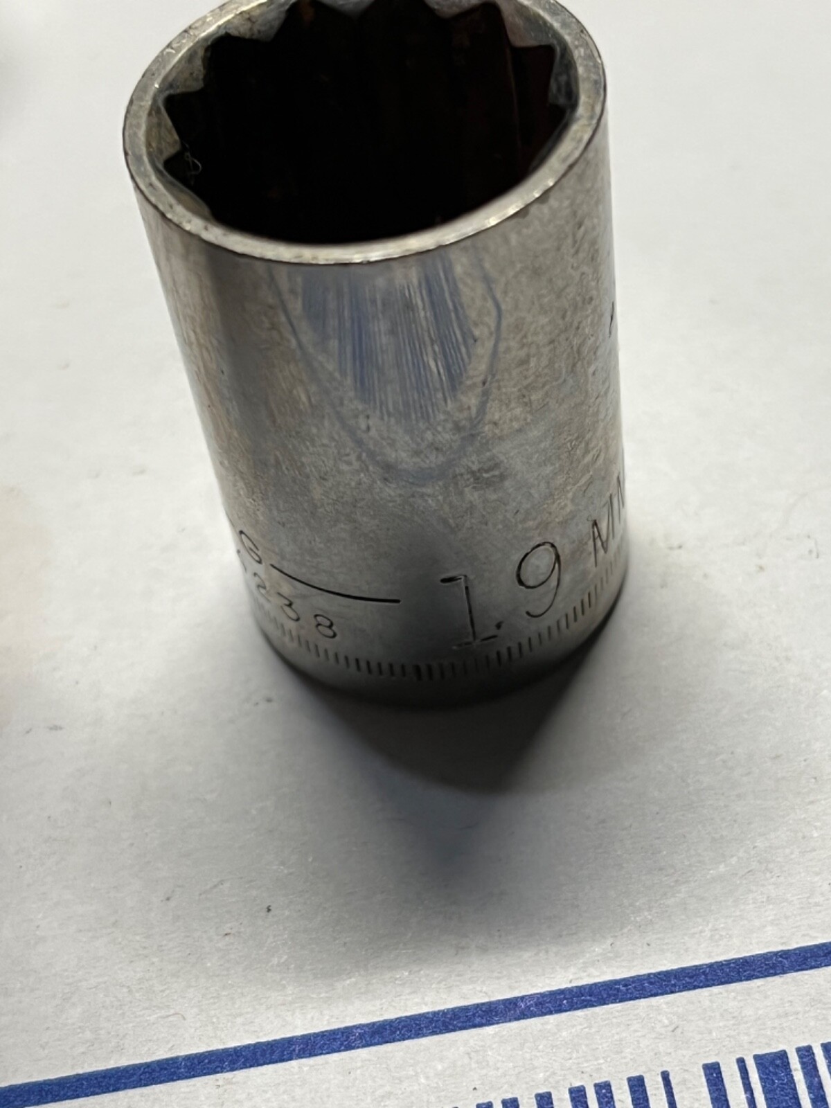 Craftsman G-44238 19mm 12 Point 1/2″ Drive Socket USA