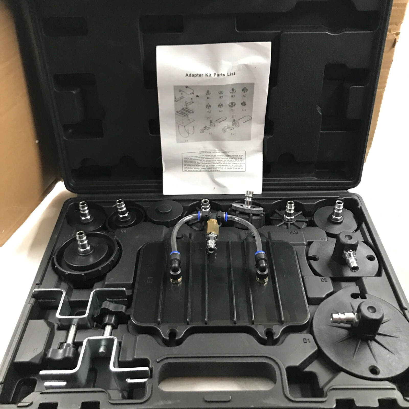 Labwork Brake＆Clutch Bleeder Valve System Kit Portable Pneumatic Air Pressure