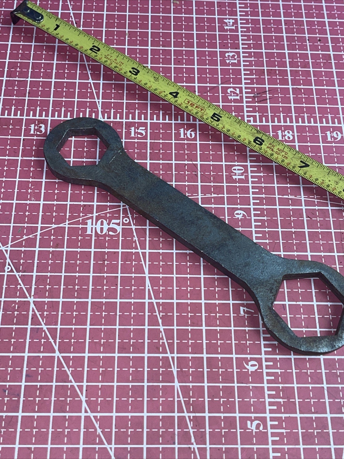 Vintage Yamaha 22 X 29 MM Metric 6 Point Box End Motorcycle Spanner Wrench