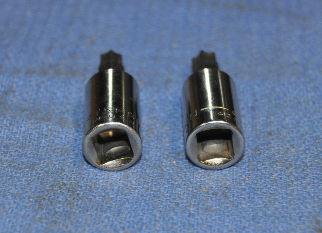2 Craftsman 3/8″ drive torx sockets T-45 & T-50 Made in USA