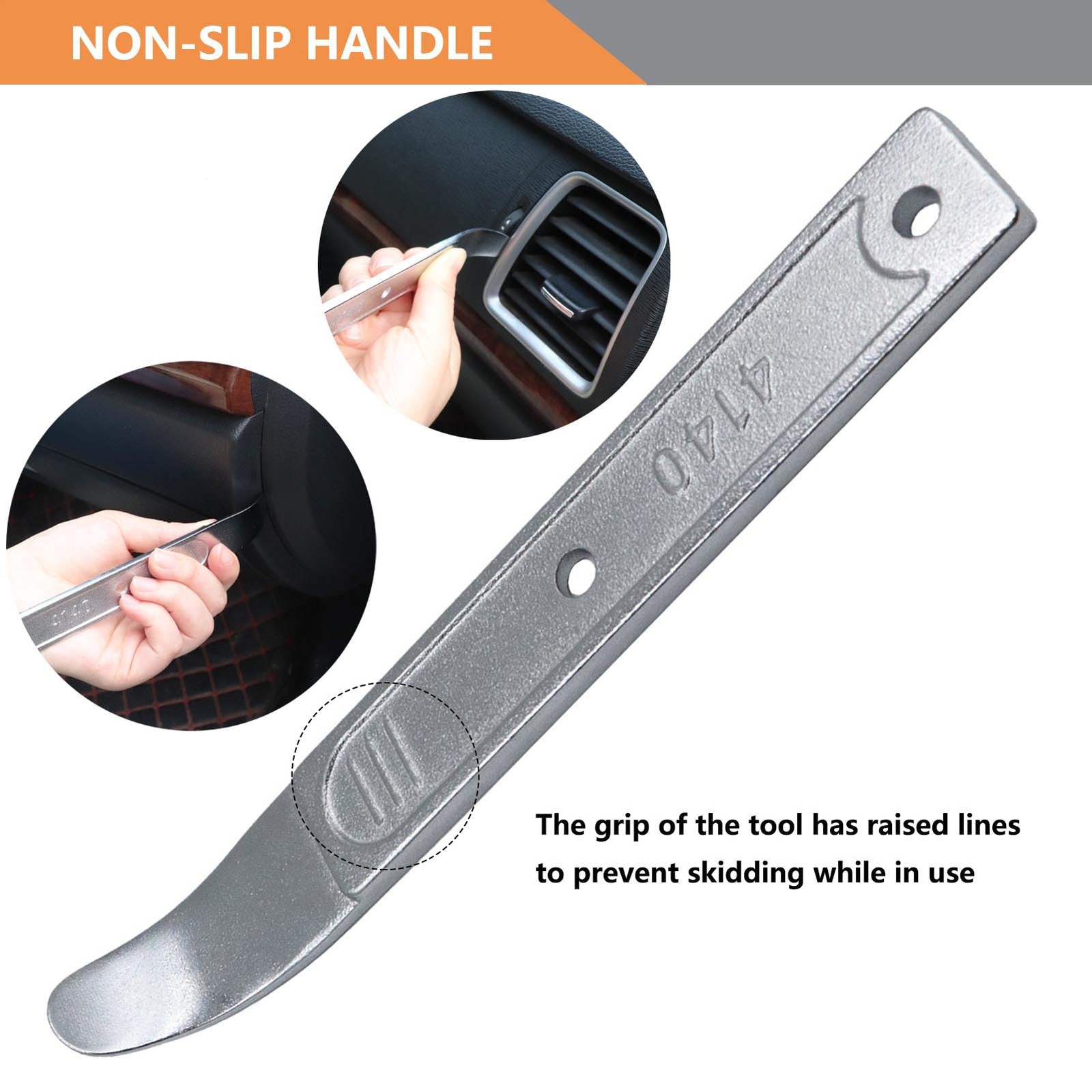 4140 Metal Pry Bar Car Trim Panel Removal Tool Steel Metal Mini Pocket Prybar