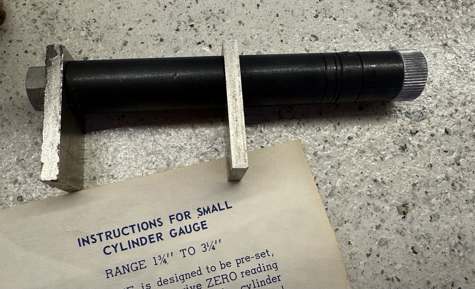 Zim Mfg. 165 Small Cylinder Bore Gauge Kit In Box