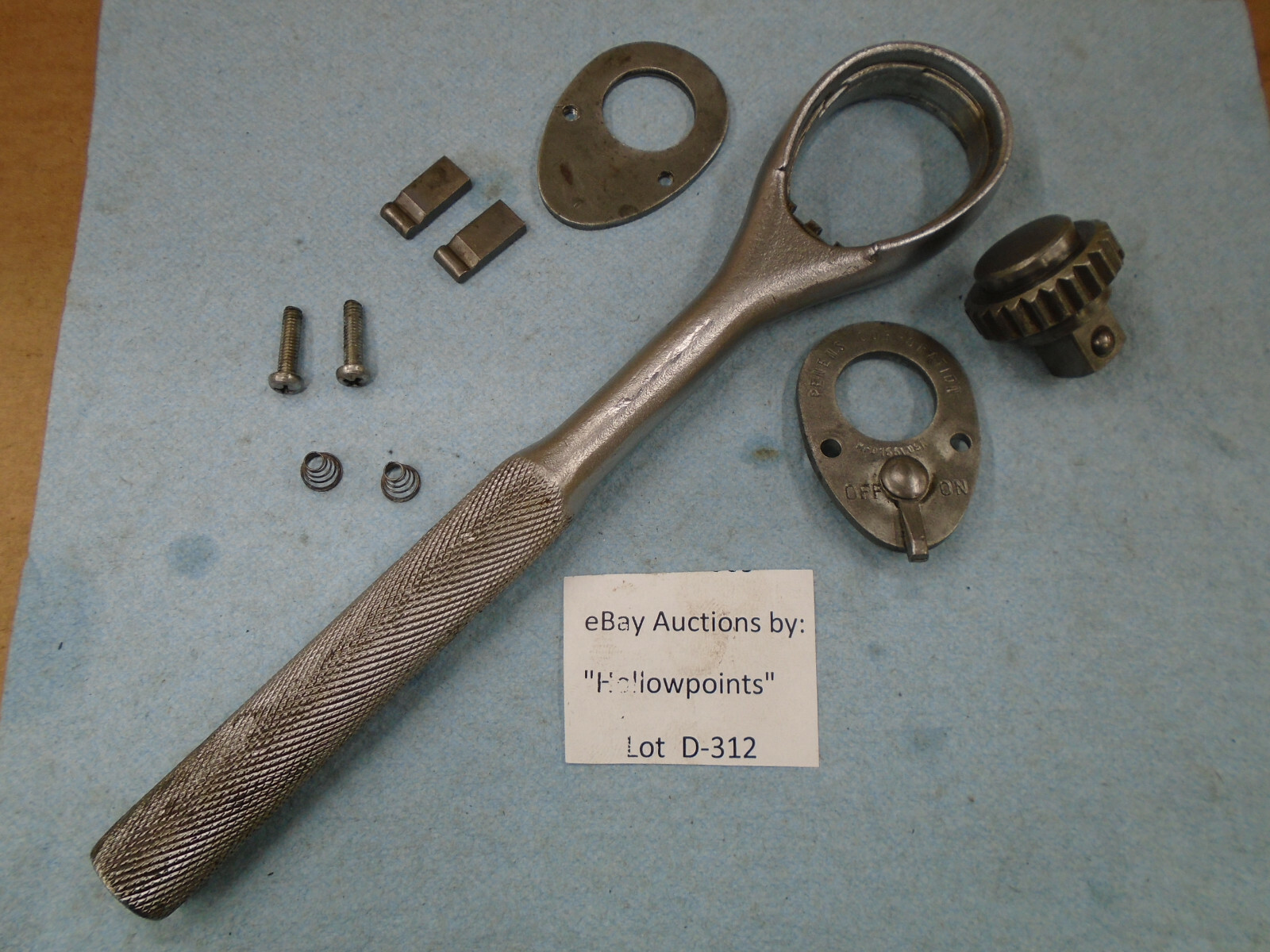 Penens Corp. USA 1/2″ Drive Ratchet No. 1661 Vintage Tool 9.6″ long D312