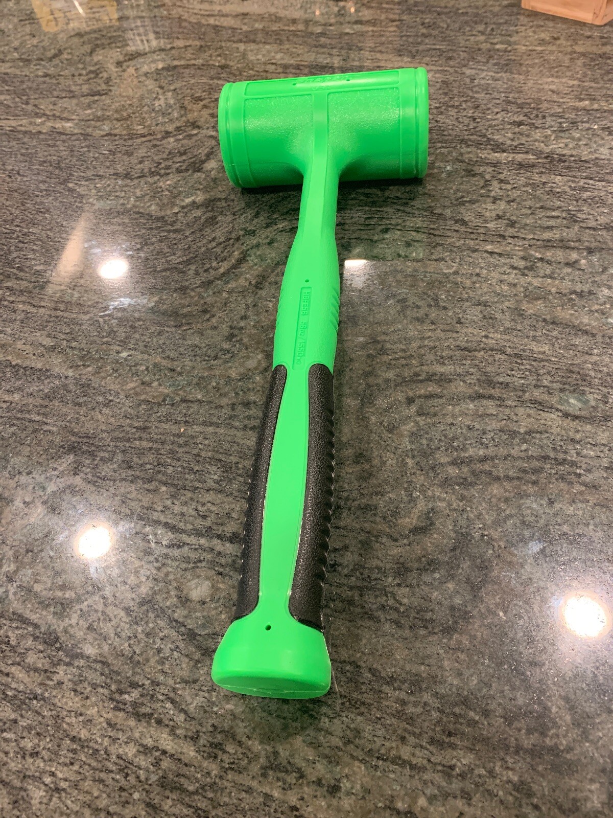 Snap On hbfe56 soft grip dead blow hammer green
