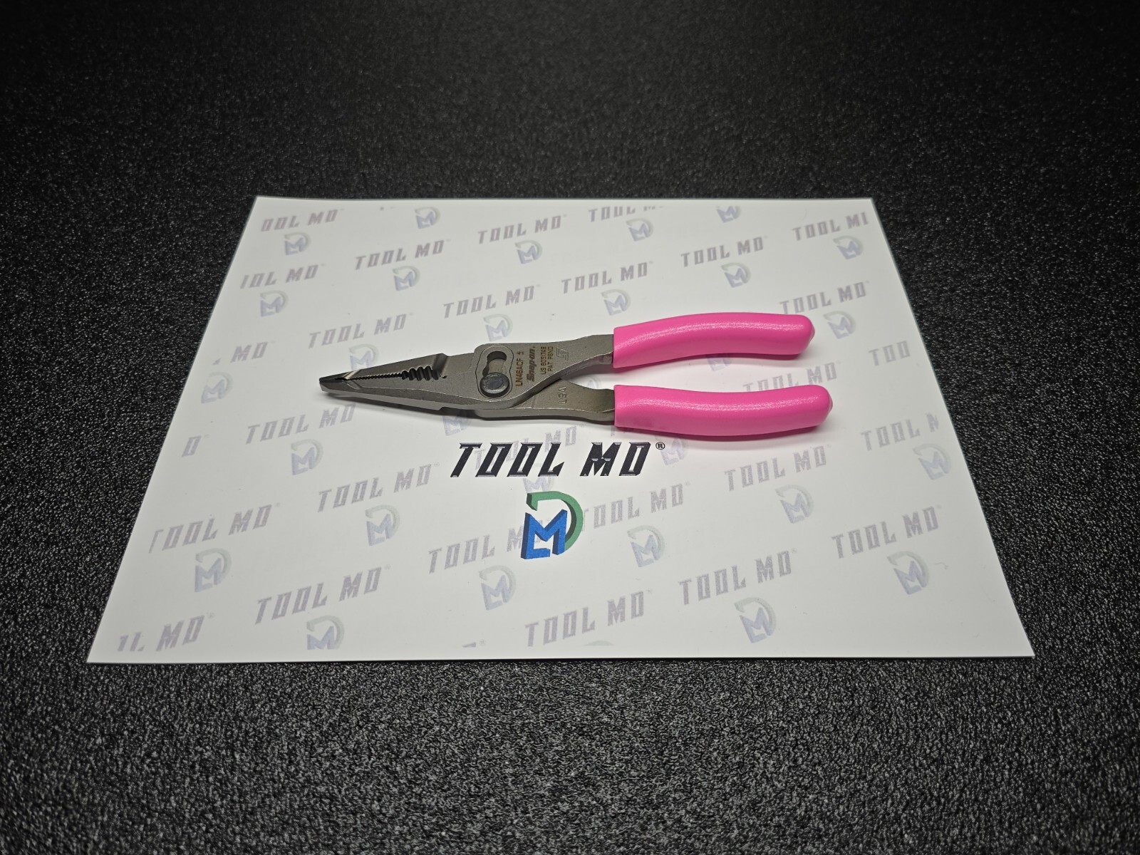 Snap-on Tools USA NEW HOT PINK 7″ Talon Grip Long Nose Slip Joint Pliers LN46ACF