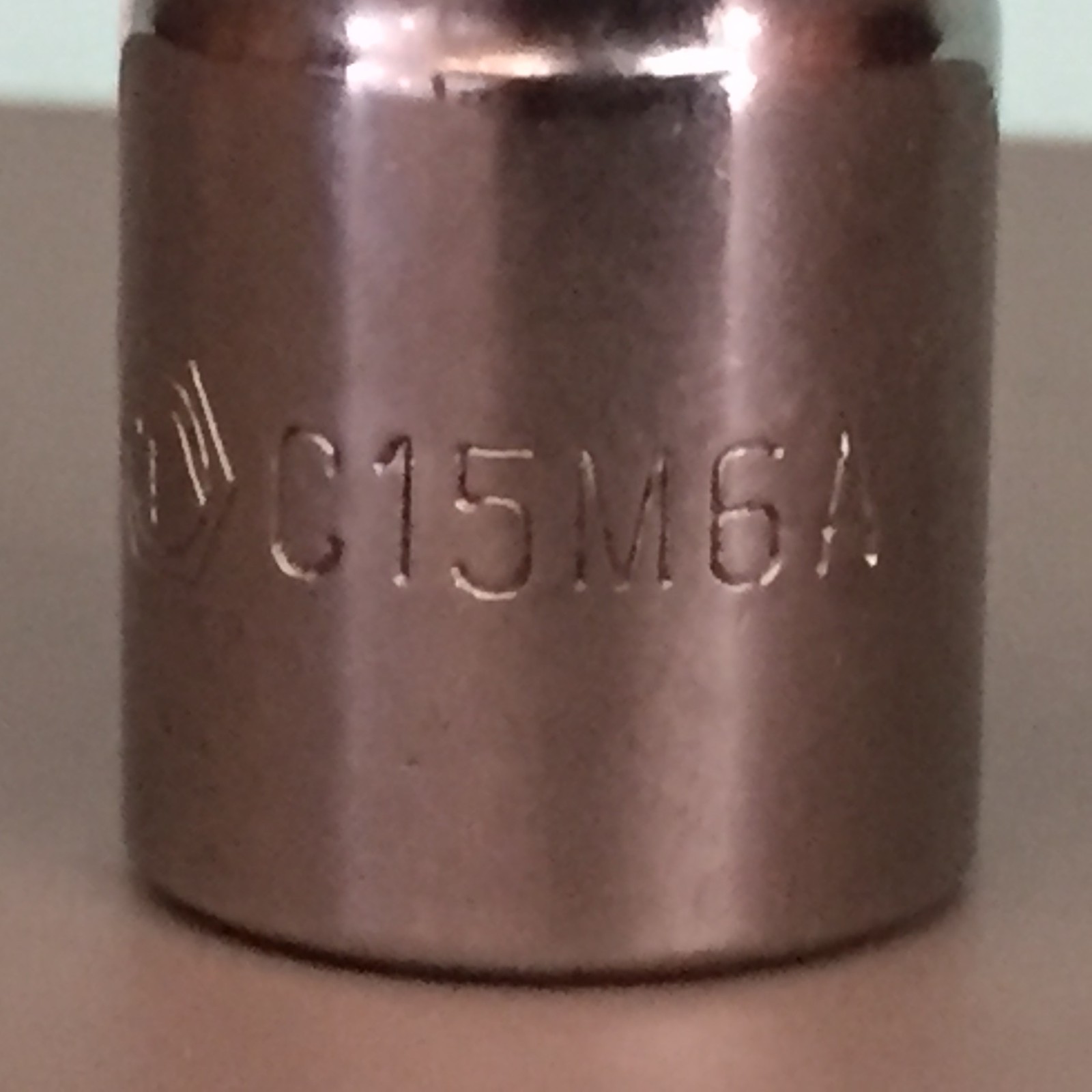 MATCO C15M6A 1/2″ DRIVE 15MM METRIC 6 POINT CHROME SOCKET USA