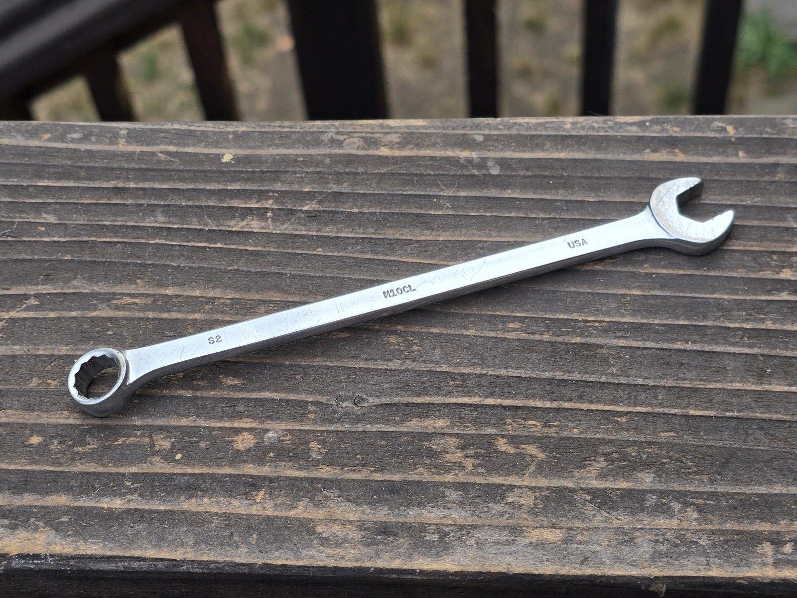 MAC Tools USA 12 point 10mm Metric Long Combination Wrench Model M10 CL