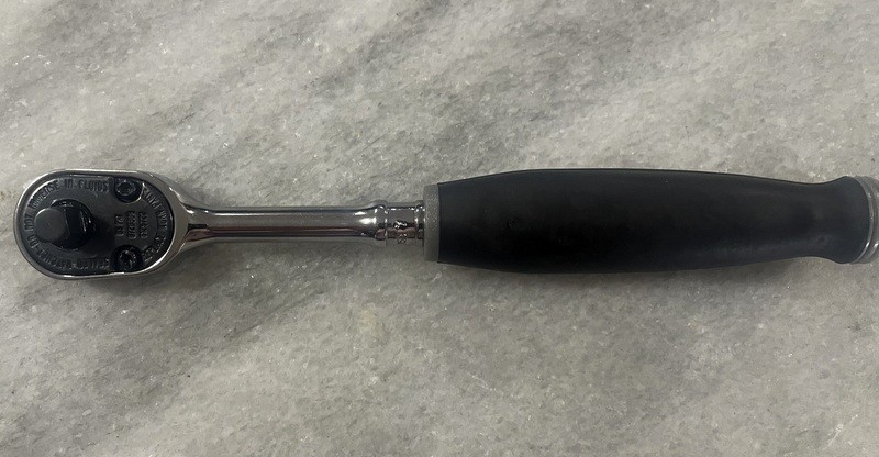NEW Snap-On Dark Titanium 1/4″ Drive Soft Grip Long Fixed Head Ratchet THL72DT
