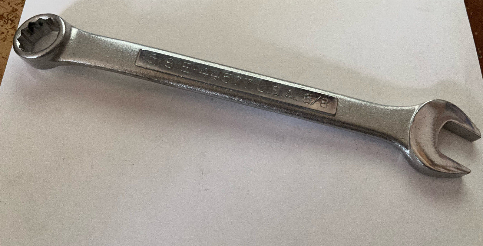 Craftsman Tools 5/8″ SAE Combination Wrench -E- 44577 12 point Made In USA