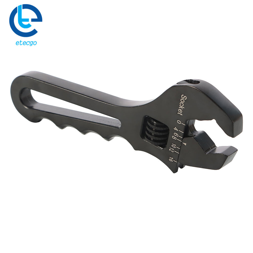 Adjustable Wrench Aluminum Tool Spanner For Hose End Fitting 3AN-16AN New