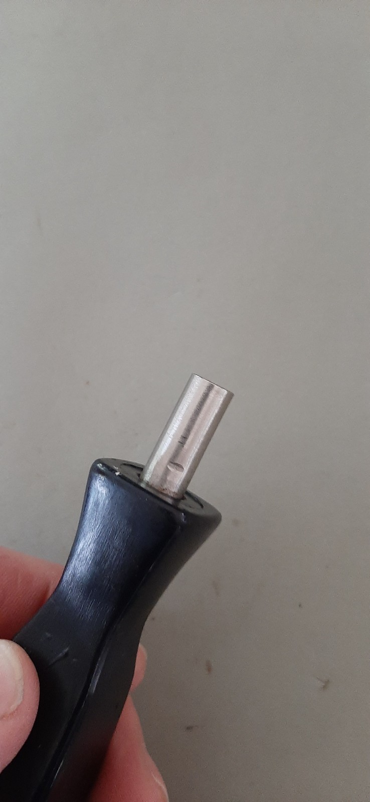 Snap-on SSDM1A Magnetic Hex Bit Holder Spinner Black Hard Handle Stubby READ!!