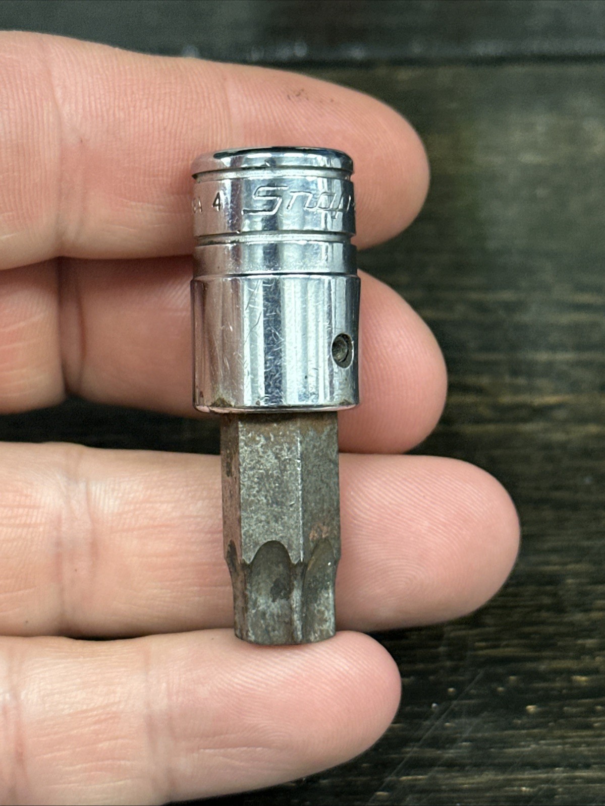 Snap-on Tool USA 3/8″ Drive T55 FTX55 Torx Chrome Bit Socket Driver