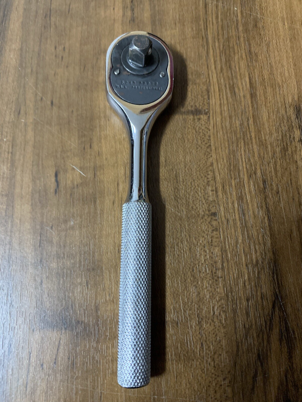 Vintage Proto 3/8″ Drive Pear Head Ratchet 5249 Made in USA Preowned