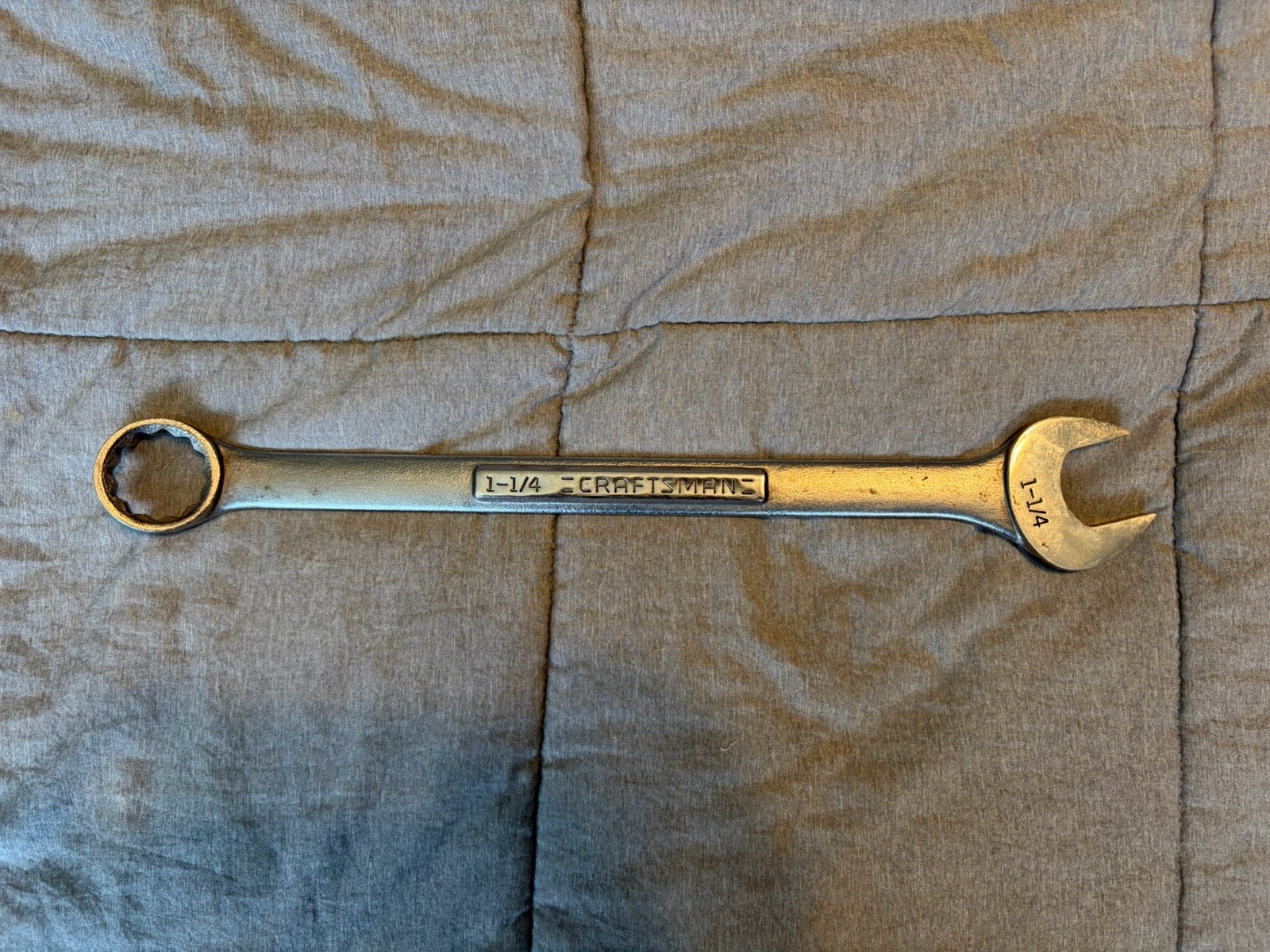 Craftsman 1-1/4″ Combination Wrench 12 Point V Series 44708 Made in USA