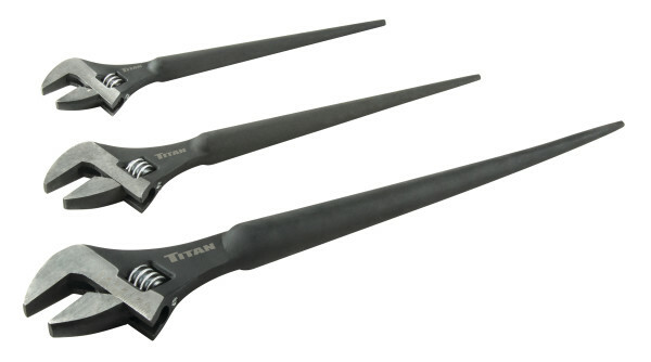 Titan 223 3pc Adjustable Construction «Spud» Wrench Set (10″, 12″ & 16″)