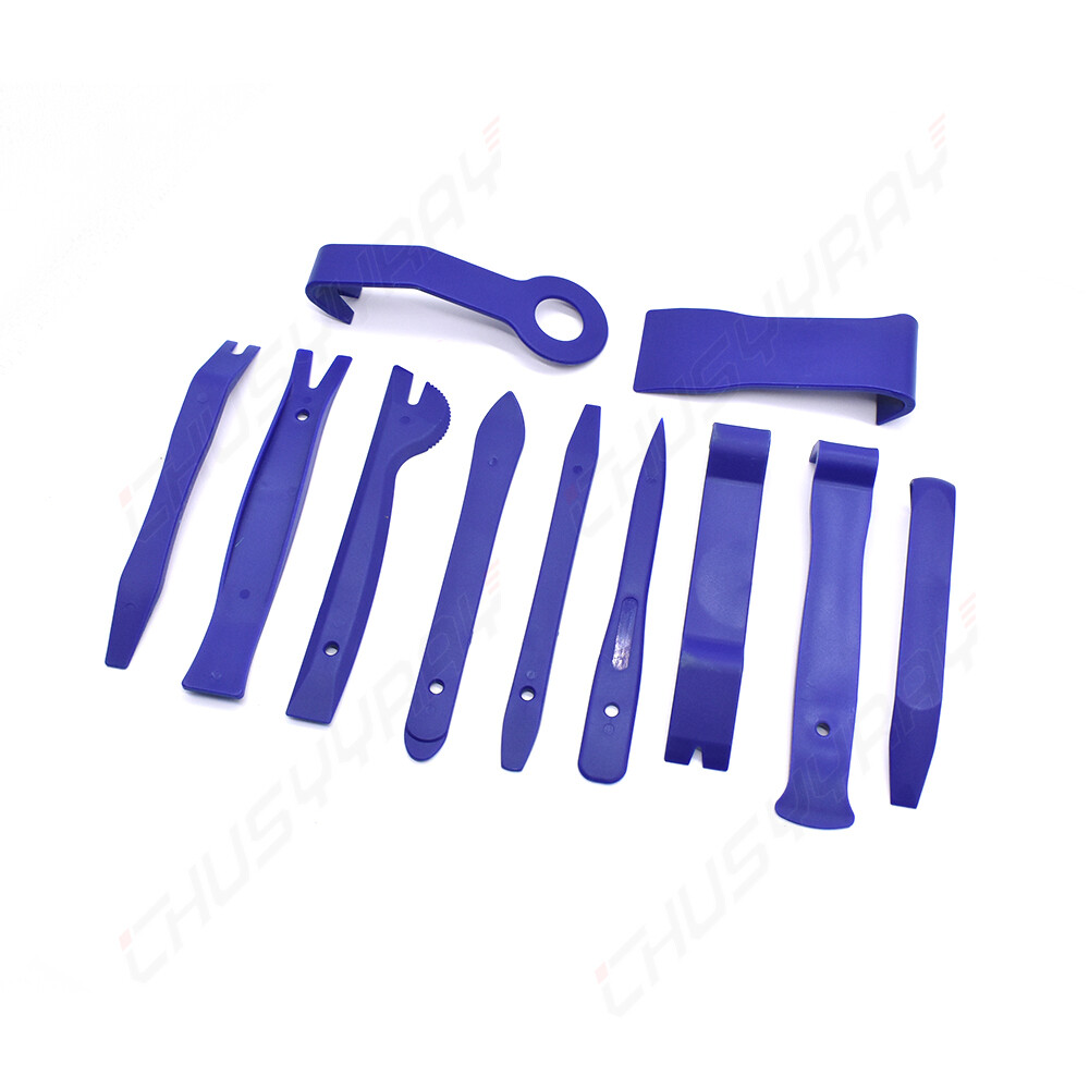 11Pcs Car Trim Removal Tool Kits Panel Door Pry Dash Interior Clip Set Plastic