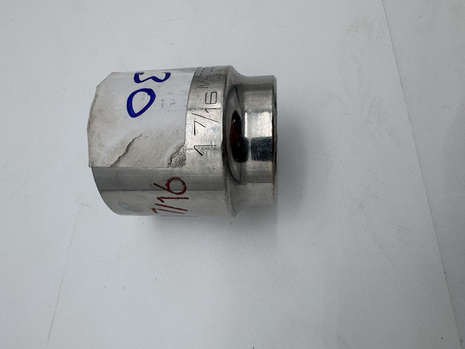Lot of 4 Matco Tools SAE 6 Point Chrome Sockets 15/16 1-1/4 1-7/16 1-9/16 USA