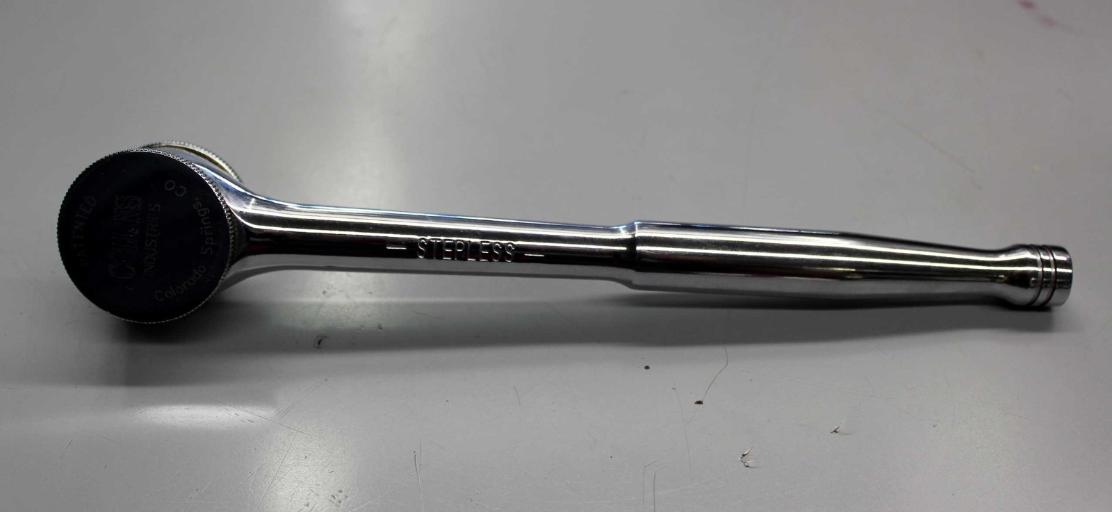 🔴🔴🔴 Collins Industries 1/2″ Drive Gearless Stepless Ratchet Made in USA 🔴🔴