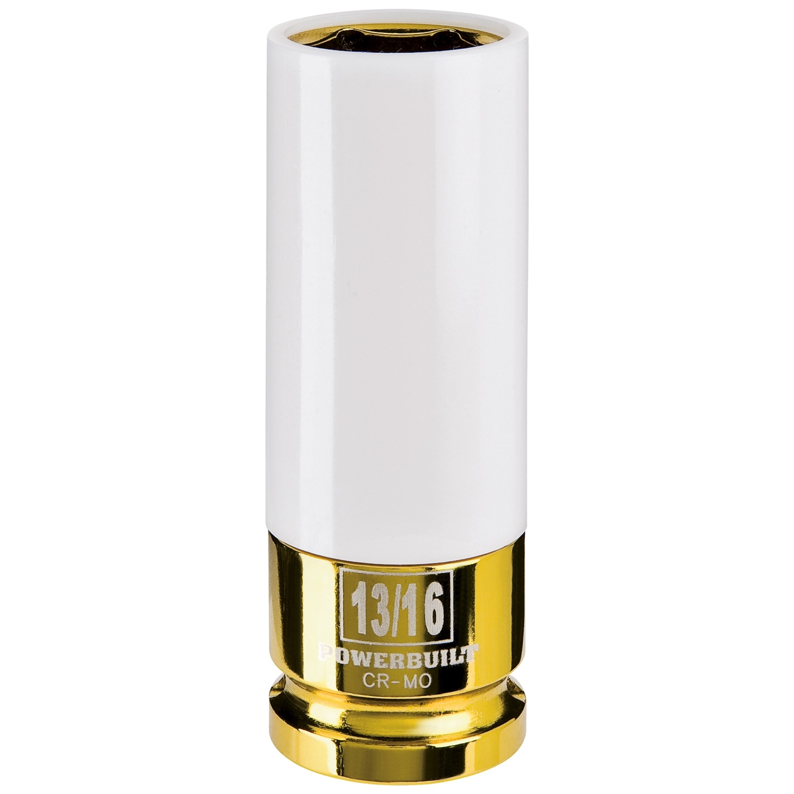 Powerbuilt 1/2 Inch Drive x 13/16 Inch Thin Wall Color Lug Nut Socket – 941043