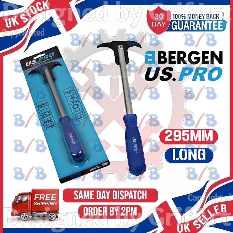 USPRO OIL GREASE RUBBER SEAL GASKET PULLER O RING HOSE CLIP REMOVER REMOVAL TOOL