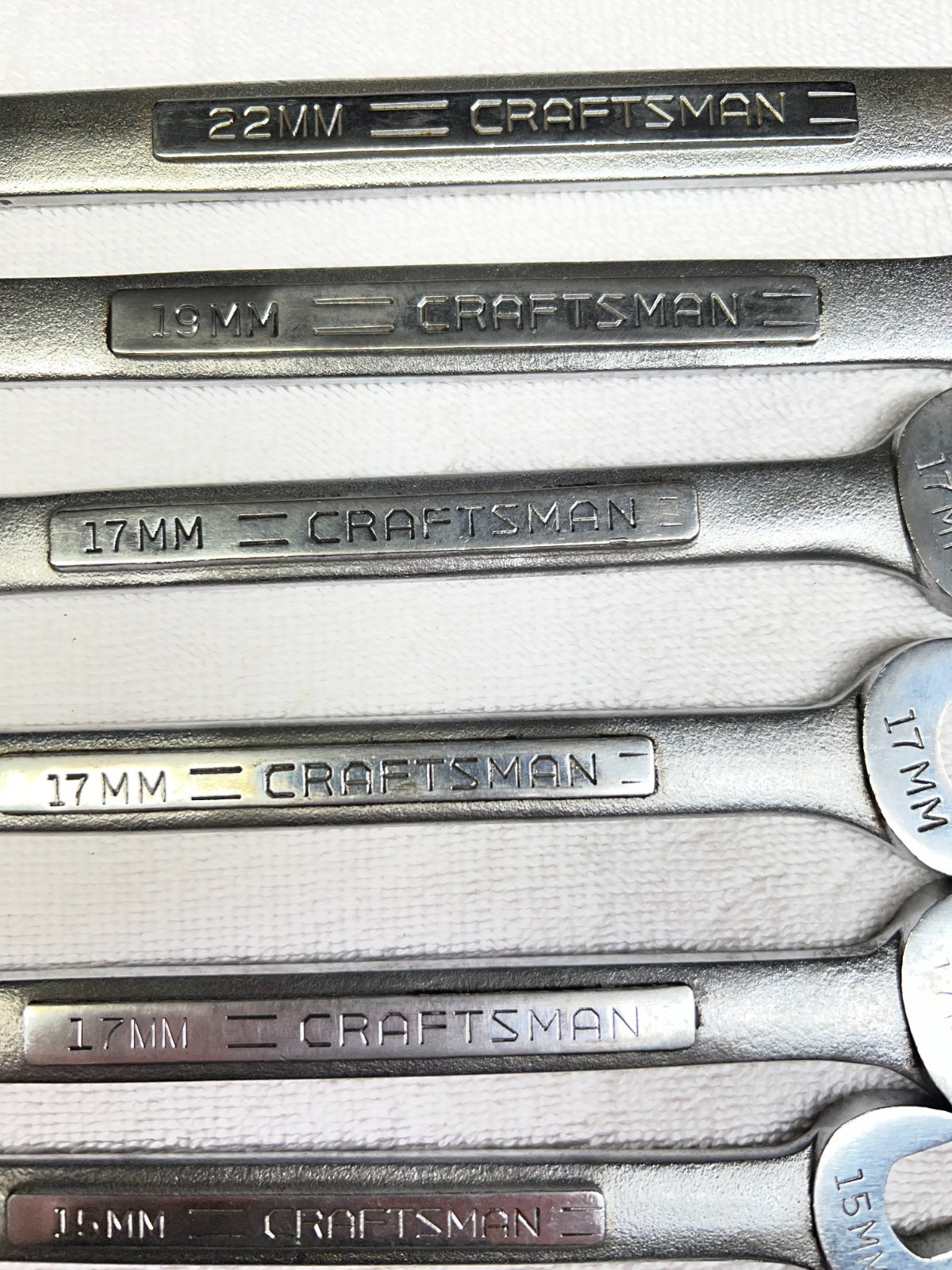 Craftsman V series Combination Wrenches Metric Lot of 11 USA made
