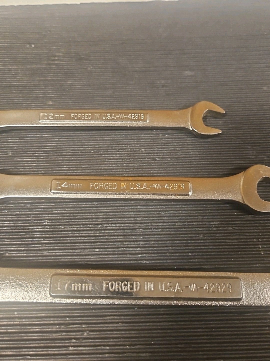 VTG Craftsman 17mm 14mm 12mm 12 point Combination Wrenches VA 42929 42916 42918