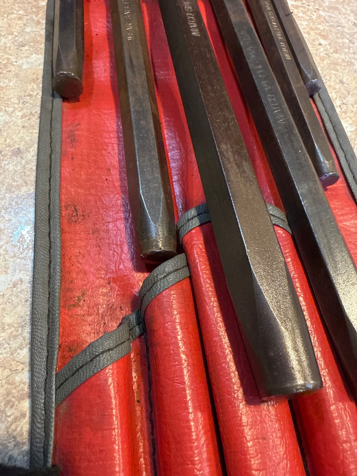 Matco 6 Piece Punch And Chisel Set Long Tapered Drift Punches SLCDP6KA