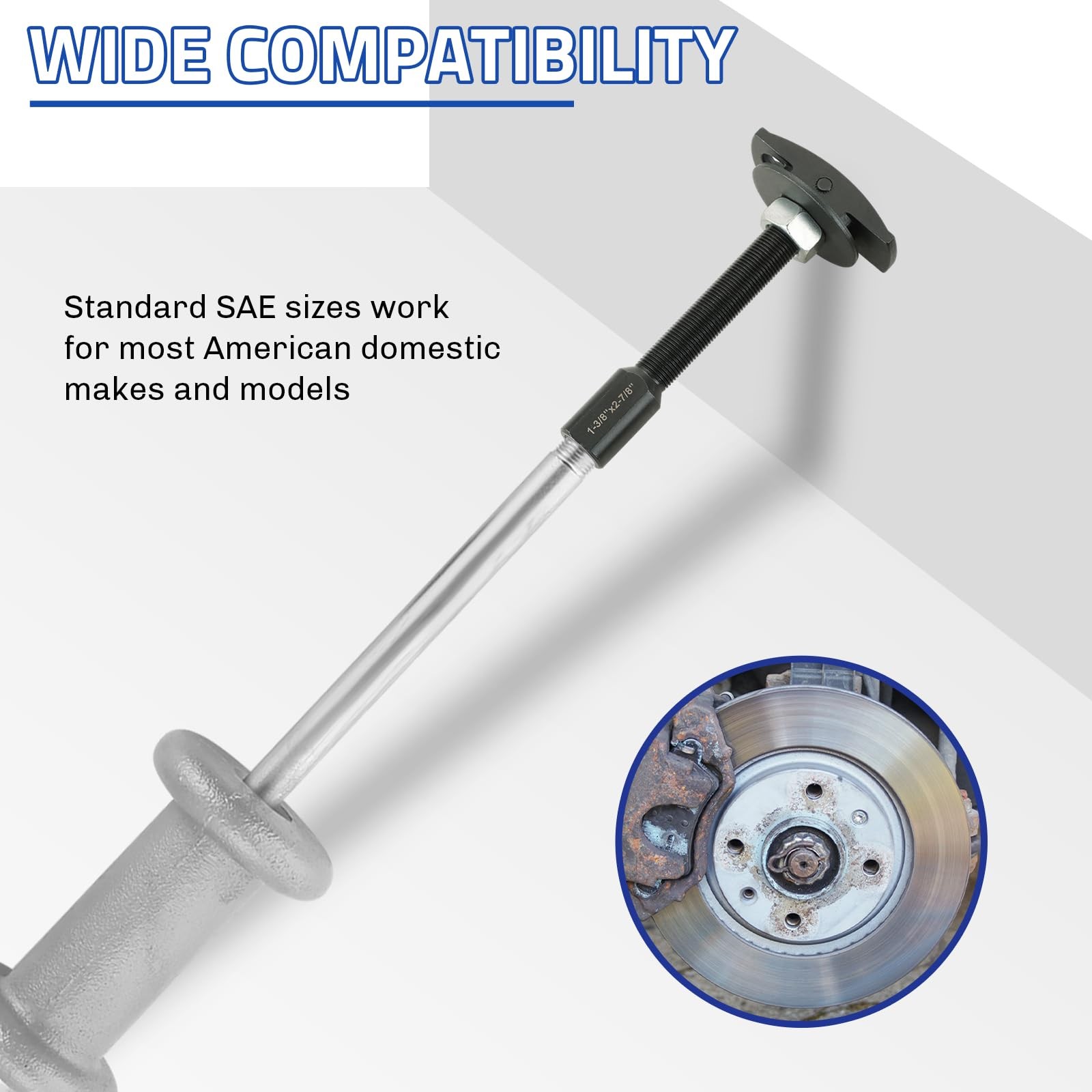weyleity Rear Axle Bearing Remover Puller Slide Hammer Set