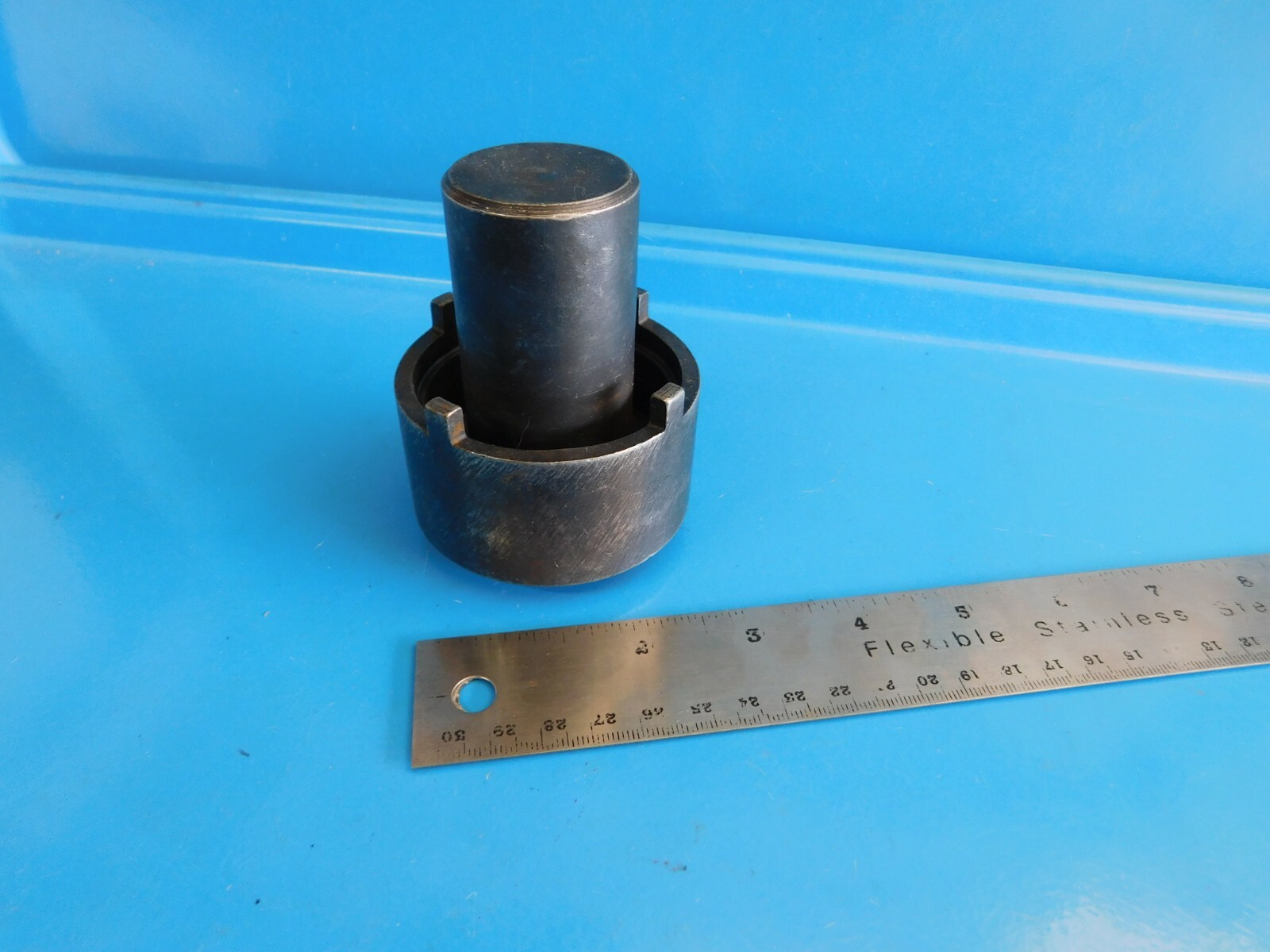 USED ,BLUE POINT 4 LUG SPANNER SOCKET 1985 + LATER FORD F250,F350 AXLE #ANS7269