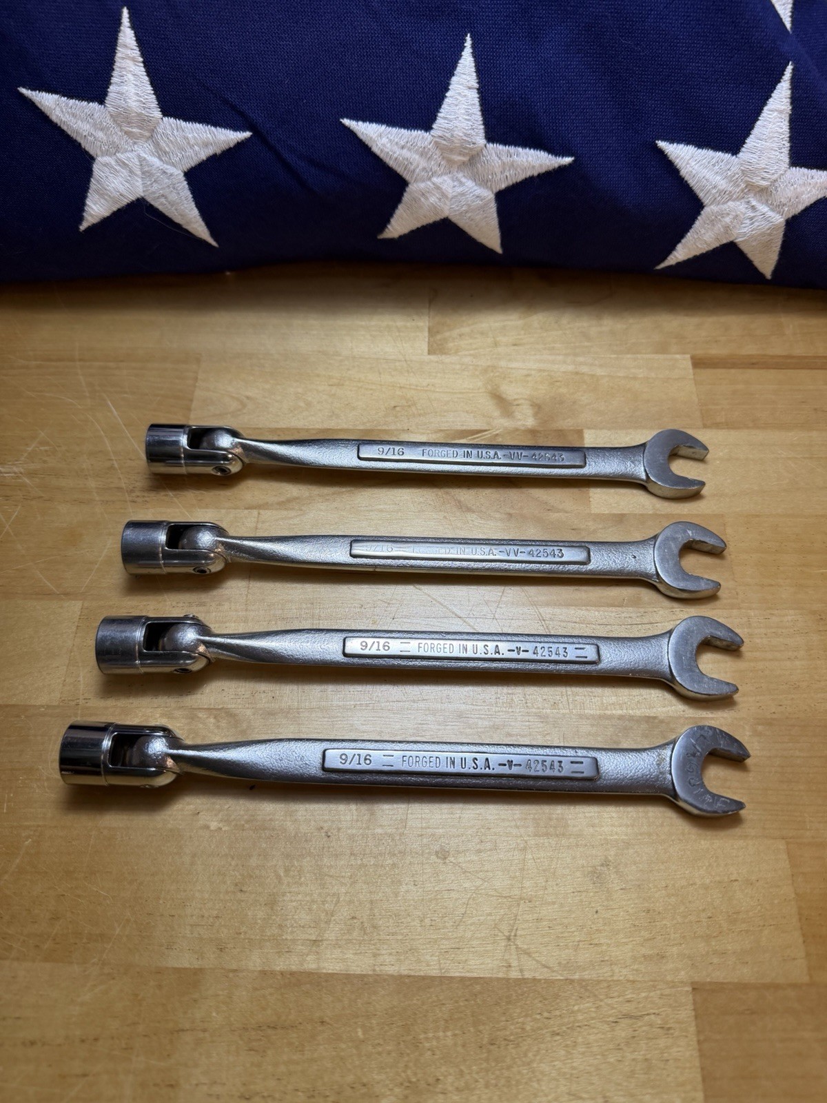 Craftsman USA Flex-Socket 9/16 Combination Wrenches (Saltus Style)