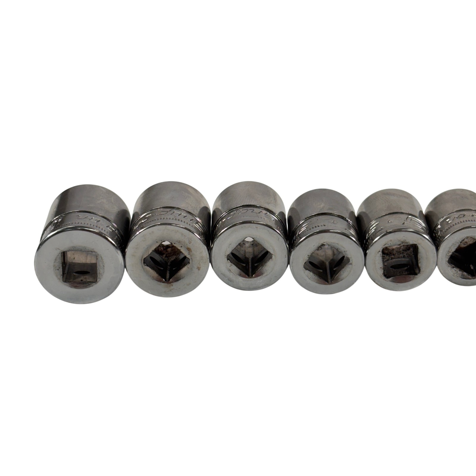 Snap-on Tools 212YFSMY 12pc 3/8″ 6pt Metric Flank Drive Xtra Shallow Socket Set