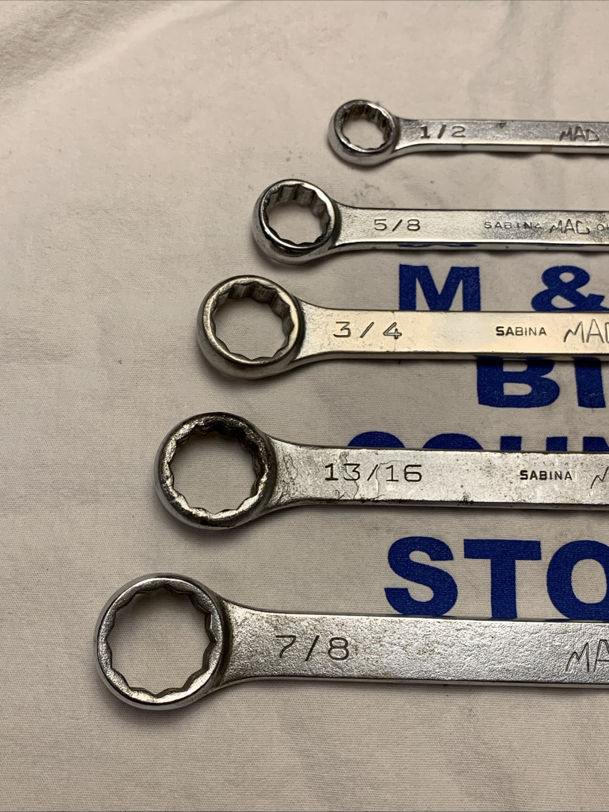 Mac Tools USA 1/2″ – 7/8″ 12pt SAE 5pc Combo Wrench Set