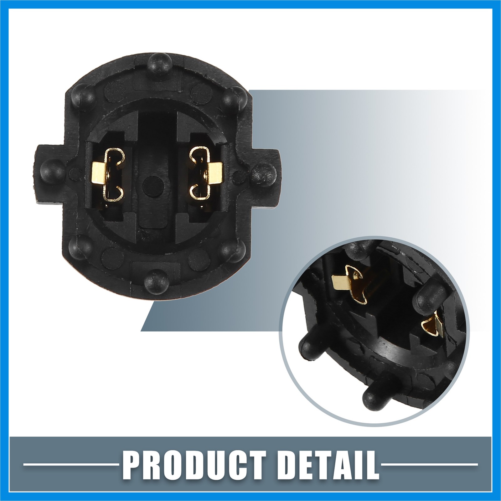 Car Headlight Bulb Socket Adapter B28V-51-0A3 Fit for Mazda 3 2004-2009 (2 Set)