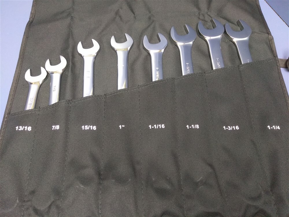 Westward 54DF92 Combination Wrench 8-Piece Set, 12-Point