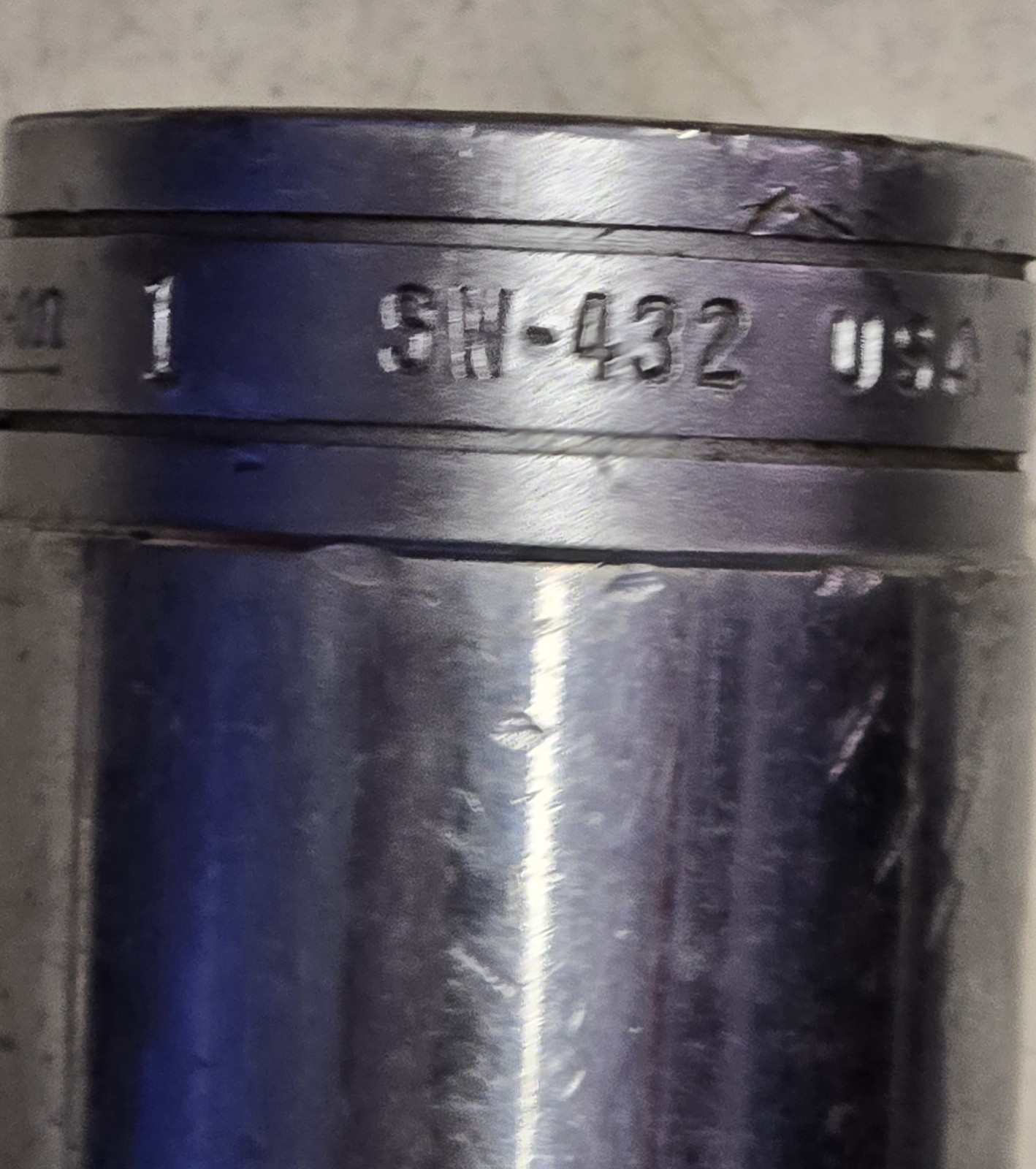 Snap-On Tools 1/2 Drive 1 Inch Shallow Chrome 8 Point Socket SAE SW432 USA