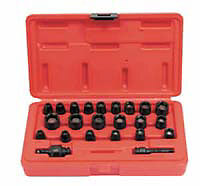 Sunex Tool 1818 23 Piece 1/4″ Drive Master Magnetic Set 3/16-1/2 5-15Mm