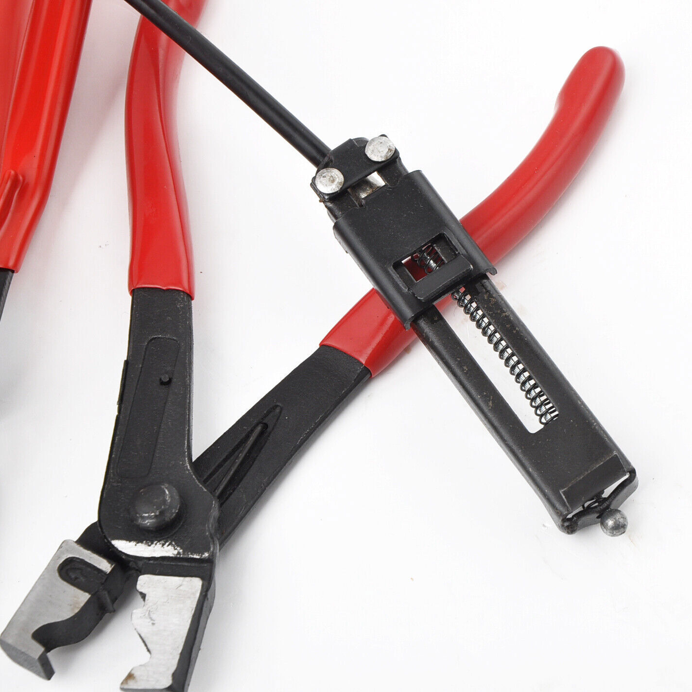 Pro 9PC Hose Clamp Clip Plier Set Swivel Jaw Flat Angled Band Automotive Tools