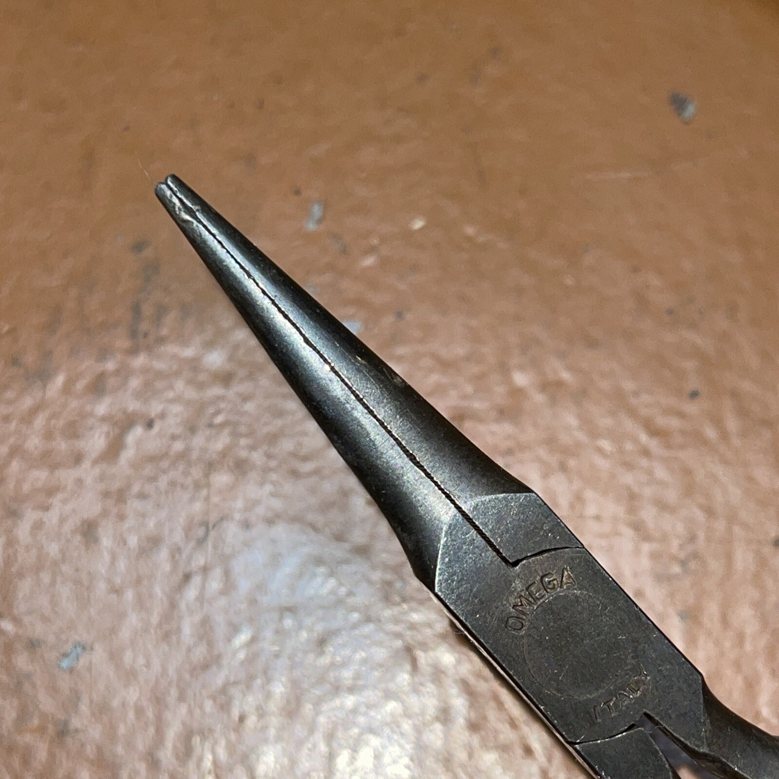 Vintage 5 In OMEGA Italy Needle Nose Pliers Automotive Electrical Jeweler