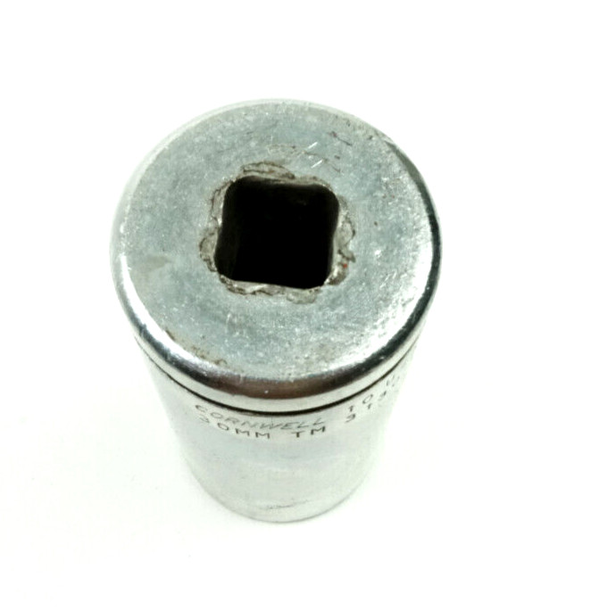 Cornwell 30mm 12 Point Deep Chrome Socket 1/2″ Drive TM3130-L USA
