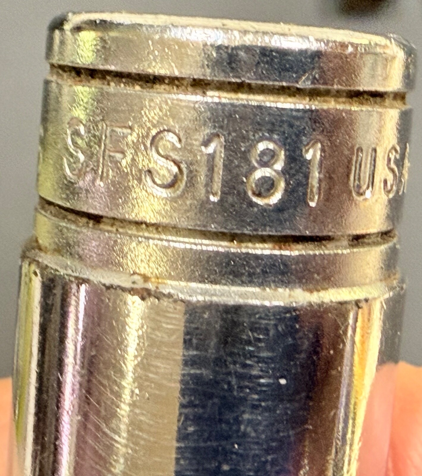 Snap-on 3/8″ Drive 6pt SFS series Deep Socket SAE Flank Drive USA 7 pc set.