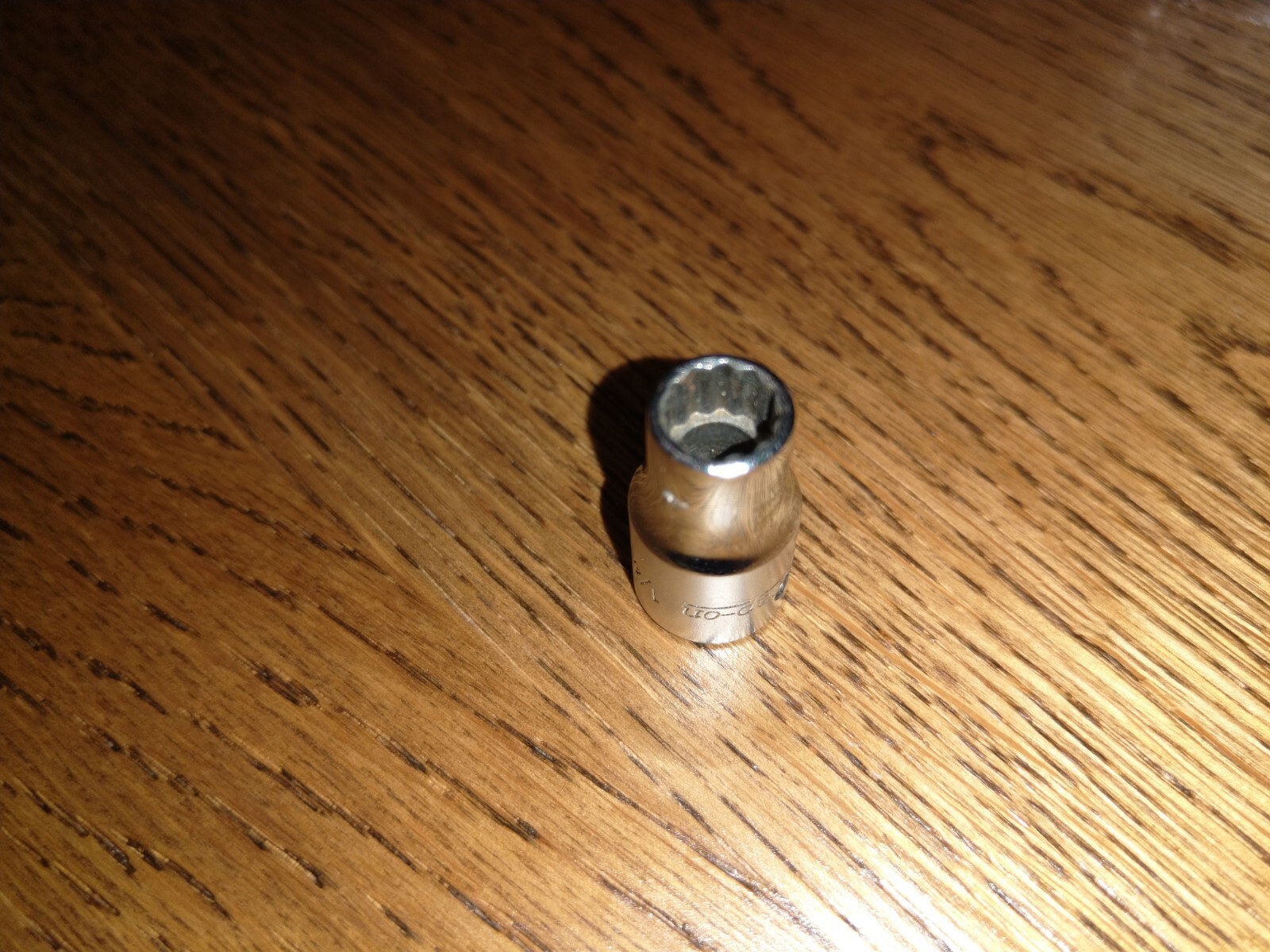 Snap-on USA TMD8 1/4” Drive 12 Point SAE 1/4” Flank Drive Shallow Socket 10gram