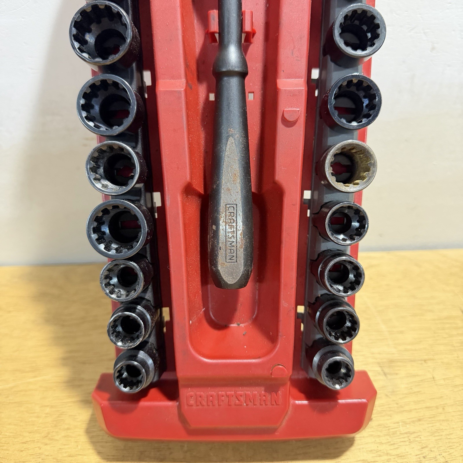 Sears Craftsman Metric SAE Max Axess Socket Set Pass Through 19pc 31415L-AC