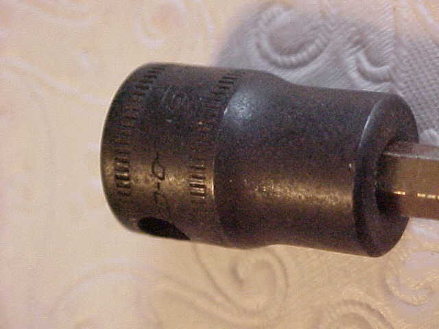 USED SNAP-ON 6mm HEX/ALLEN 3/8″ DRIVE SOCKET PFAM6E USA NONIMPACT