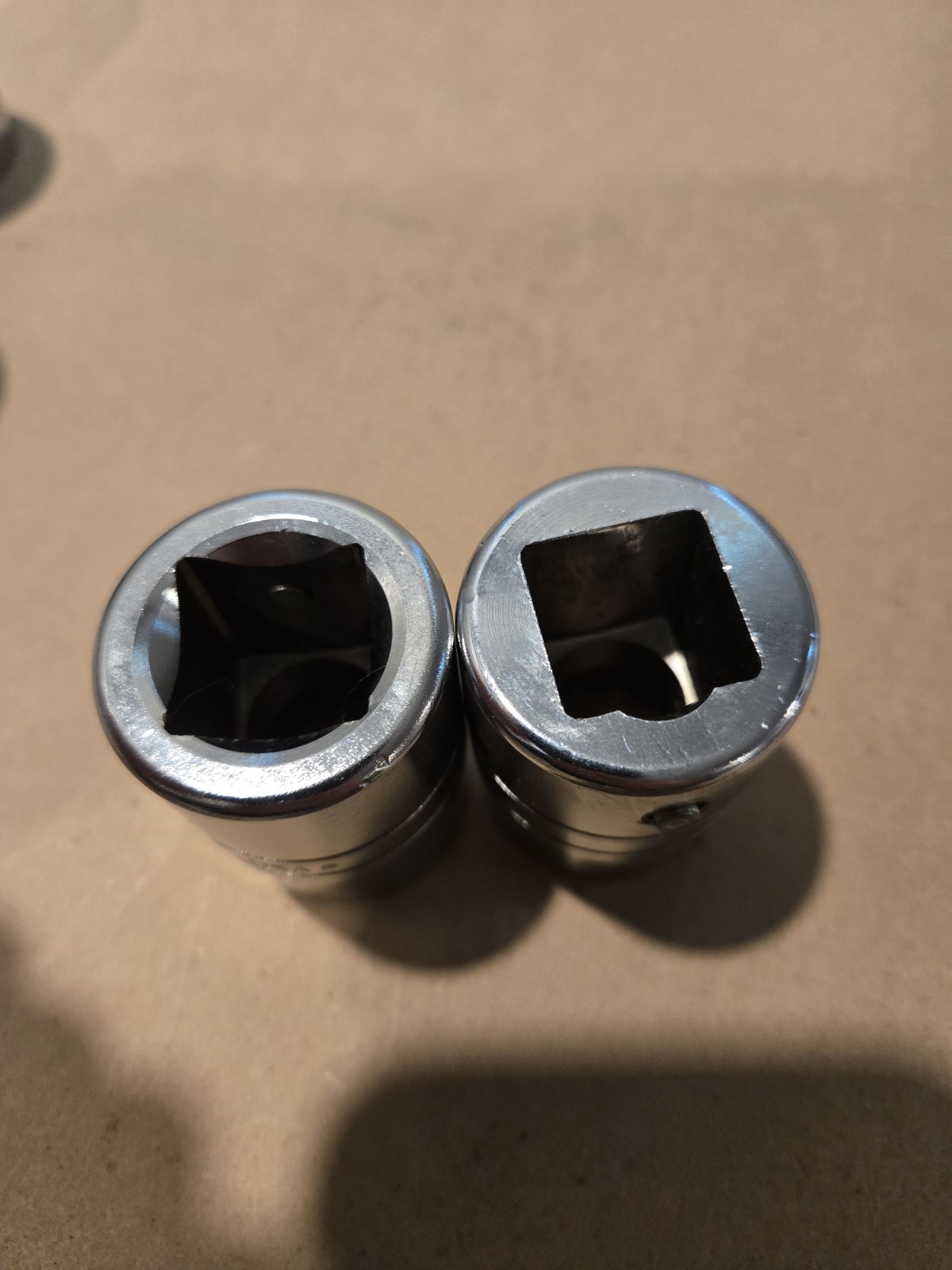 Snap On 3/4″ Drive 7/8″-1-3/16″ 12PT SAE Shallow Chrome Sockets USA Lot Of 6