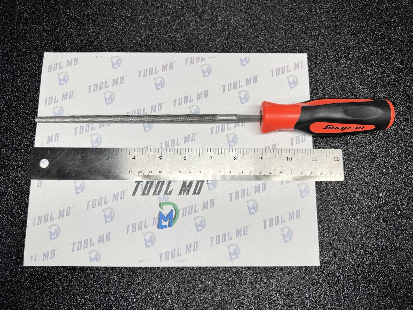Snap-on Tools NEW ORANGE Soft Grip Round 8” Blade Length File SGHF614B 8R