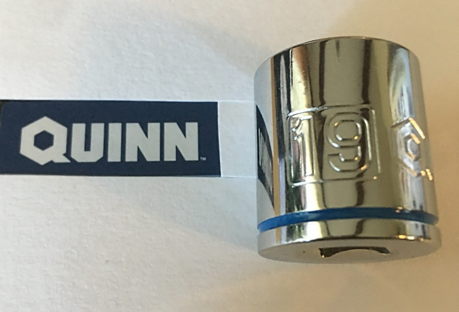 Quinn 19mm x 3/8″ Dr Standard Socket 12 Point Free Shipping