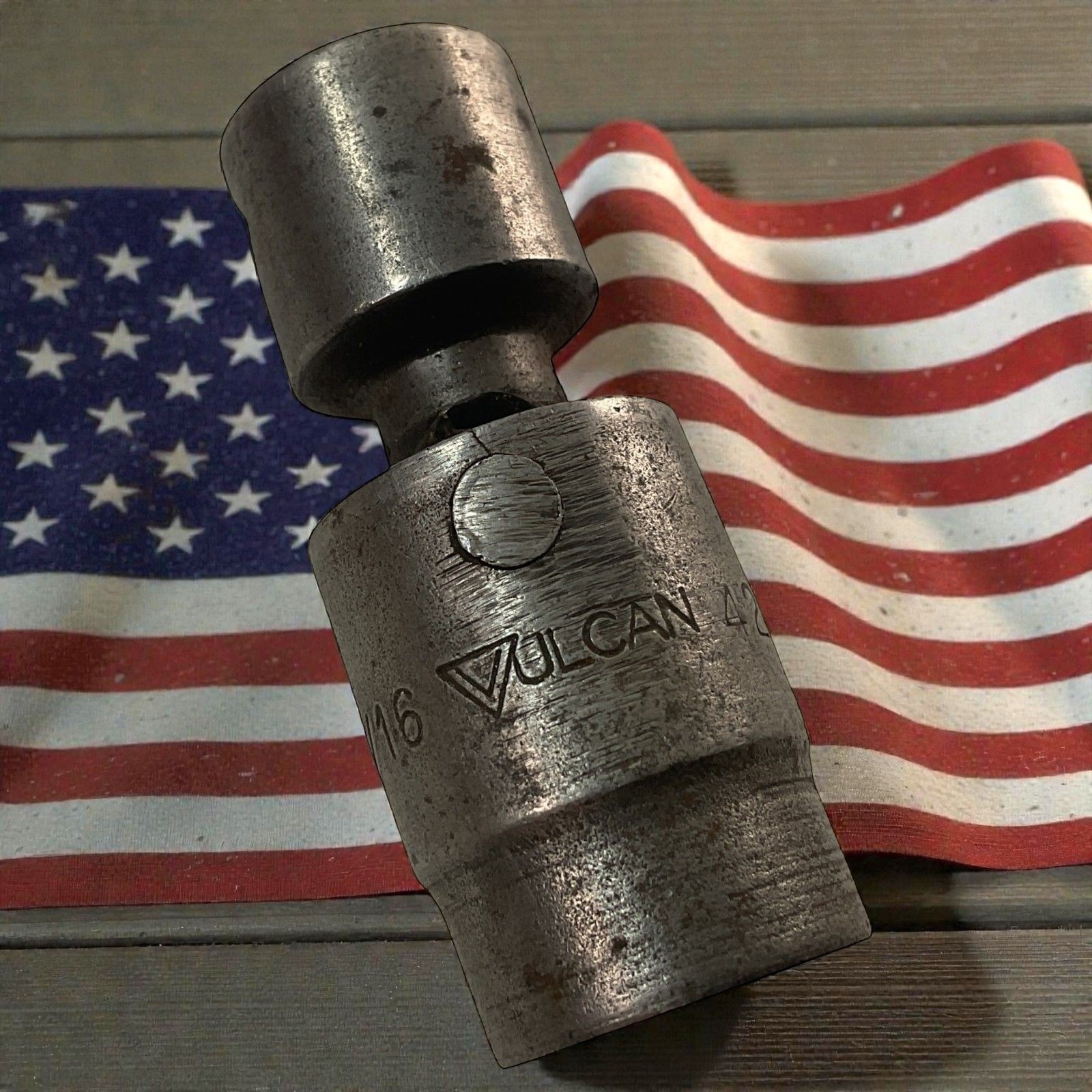 Vulcan Universal Joint Impact Socket 42-618 3/8″ Dr. 6 Pt. 9/16″ As Pictured
