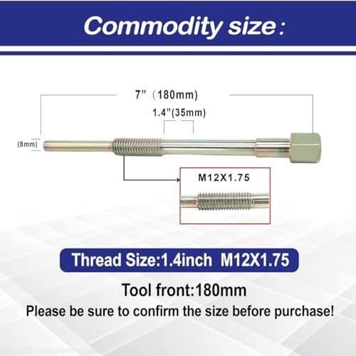 Hardened Primary Clutch Puller Tool for UTVs, ATVs – M12 × 1.75 & M14 × 1.5