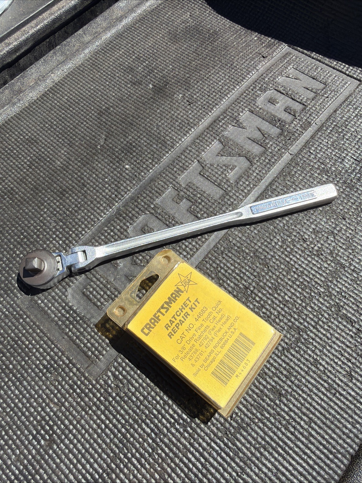 SEXY Sears Craftsman RARE USA NOS 3/8” RHFT RATCHET PATENT PEND 42794 Free Kit