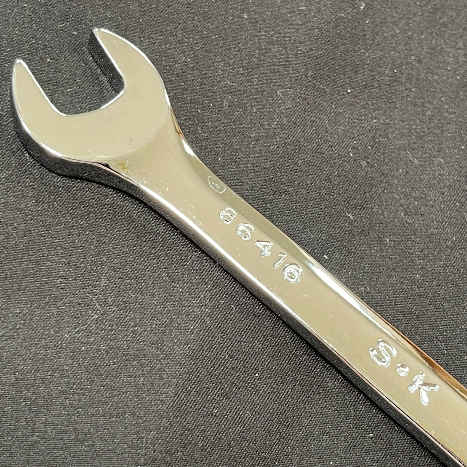 SK HAND TOOLS 86416 1/2″ x 9/16″ SuperKrome Open End WRENCH SAE New Old Stock